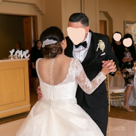 WEDDING SWAROVSKI CRYSTAL W/HAIR COMB main image 4